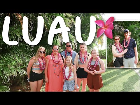 FAMILY GOES TO A HAWAIIAN LUAU IN MAUI | MYTHS OF MAUI LUAU 2023 | GOING TO MAUI, HAWAII | MAUI VLOG