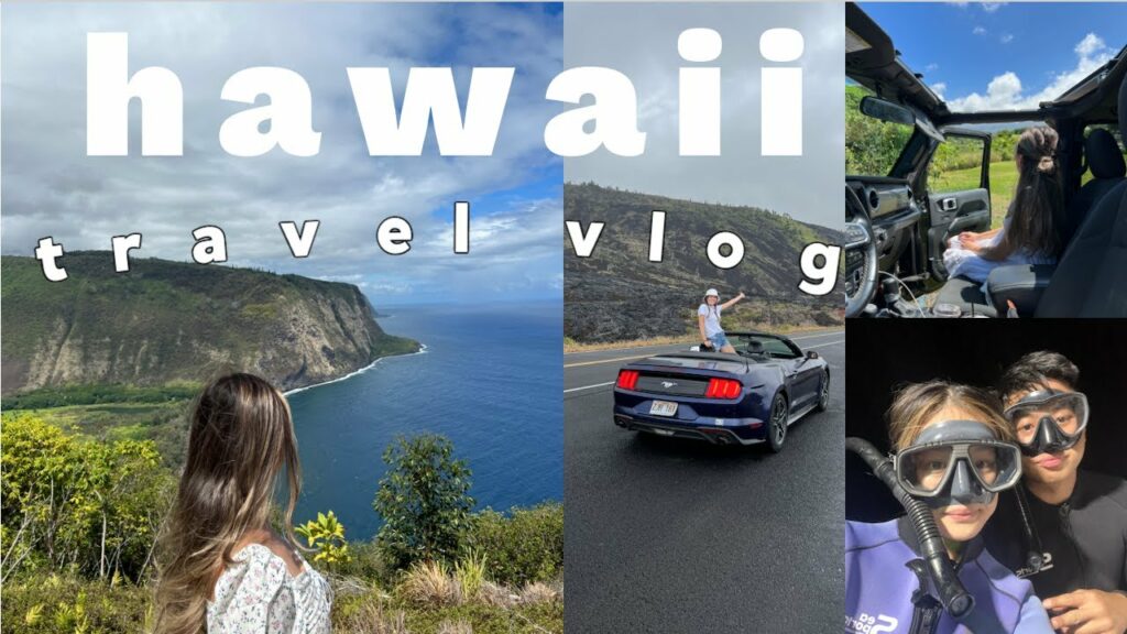 HAWAII TRAVEL VLOG: THE BIG ISLAND | manta ray snorkeling  all the BEST things to do!