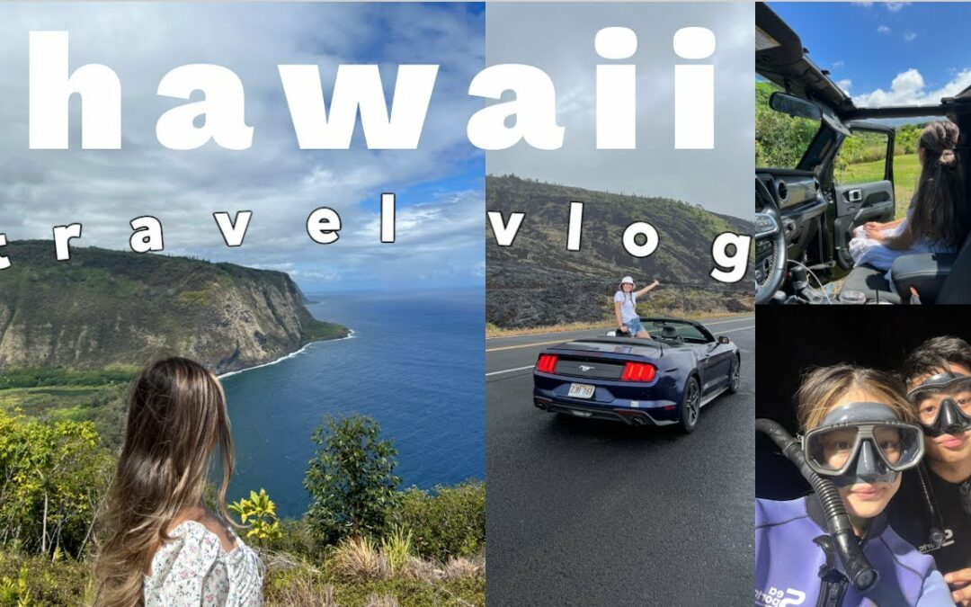 HAWAII TRAVEL VLOG: THE BIG ISLAND | manta ray snorkeling & all the BEST things to do!