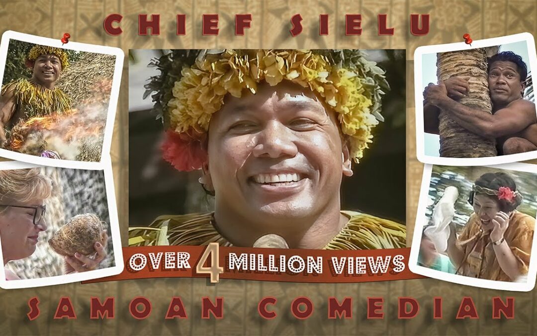 Samoan Comedian (Chief Sielu Avea) 1995 Polynesian Cultural Center, Laie, Oahu, Hawaii