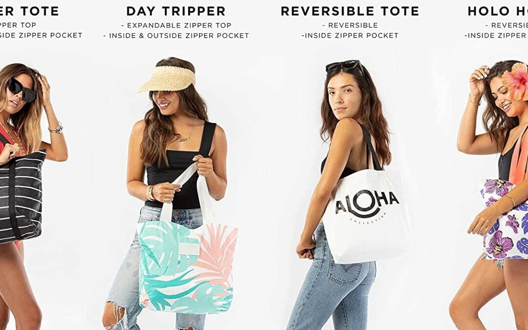 ALOHA Collection Monstera Day Tripper Tote in Seaweed Review