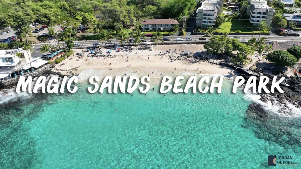 Magic Sands Beach Park on the Big Island of Hawaii (Great Snorkeling)