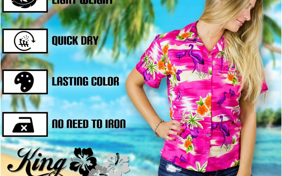 Funky Casual Hawaiian Blouse Shirt review